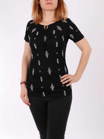Tricou dama cu broderie