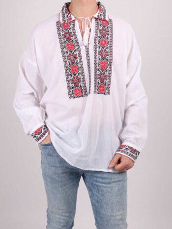Camasa barbateasca traditionala cu broderie
