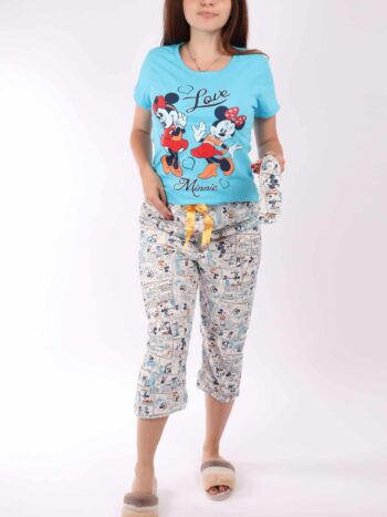 Pijama bumbac cu imprimeu