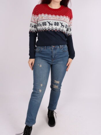 Blugi dama cu efect deteriorat