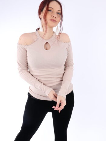 Bluză dama cu decupaj decolteu