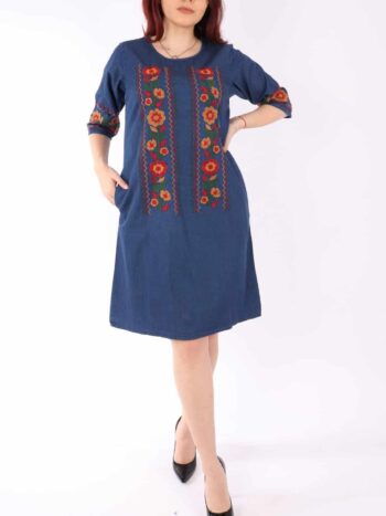 Rochie jeans traditionala