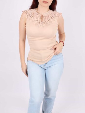 Maiou dama din dantela brodata