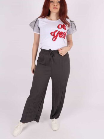 Pantaloni dama lejeri cu pliseuri