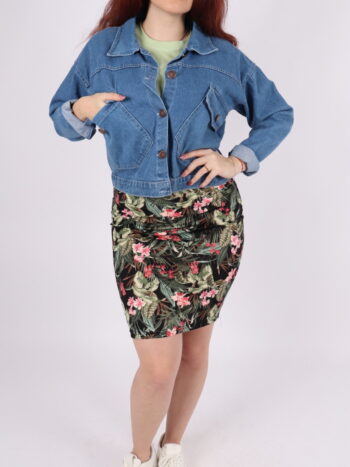 Geaca blugi cu buzunare