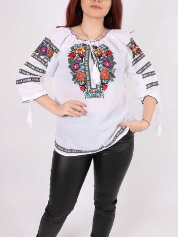 Ie dama din bumbac cu broderie