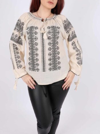 Ie dama din bumbac cu broderie