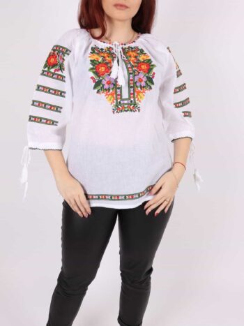 Ie dama din bumbac cu broderie