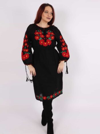 Rochie traditionala cu broderie