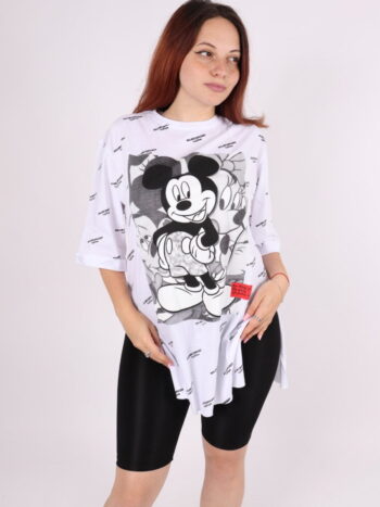 Tricou lejer casual cu print