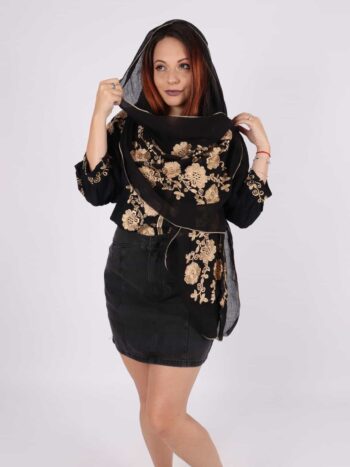 Marama traditionala de dama cu broderie