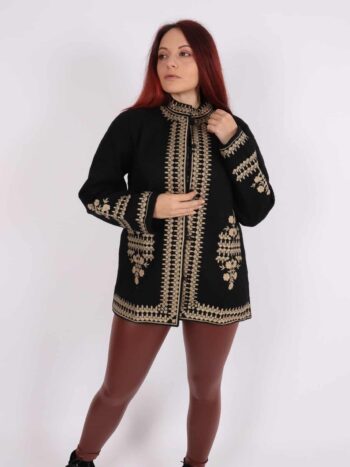 Sacou traditional cu broderie