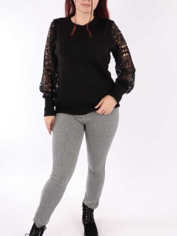 Pulover dama cu dantela