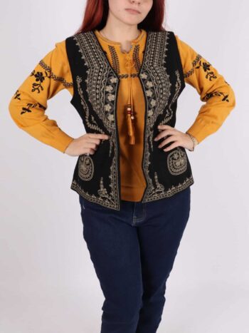 Vesta traditionala dama cu broderie