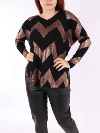 Pulover dama cusatura sclipitoare