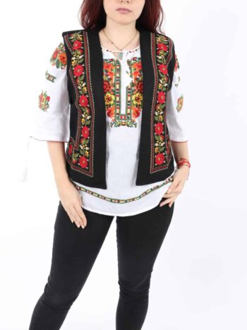 Vesta traditionala cu broderie