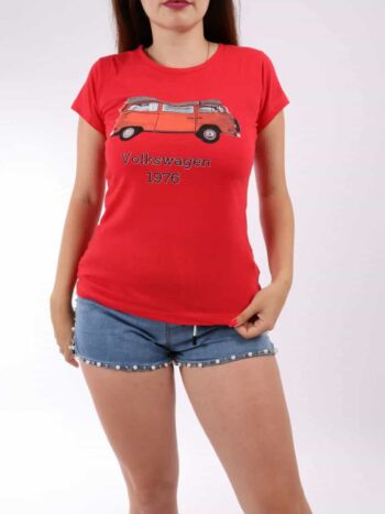 Tricou bumbac imprimeu masina