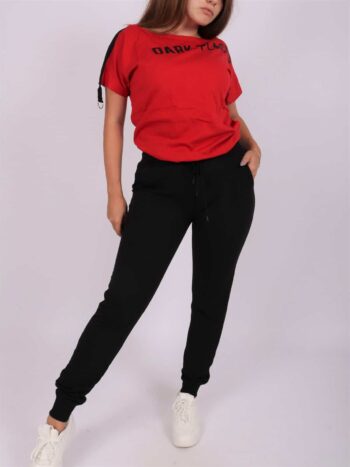 Pantaloni dama sport cu buzunare