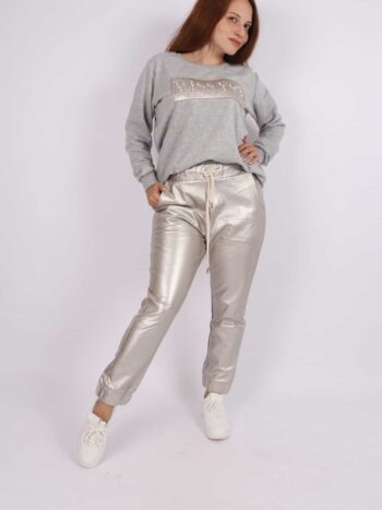 Compleu dama cu efect lucios