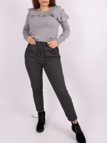 Pantaloni casual din vascoza