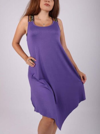 Rochie de vara dama cu bretele brodate