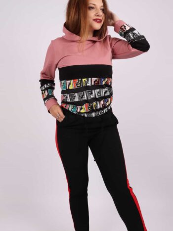 Hanorac dama cu print urban