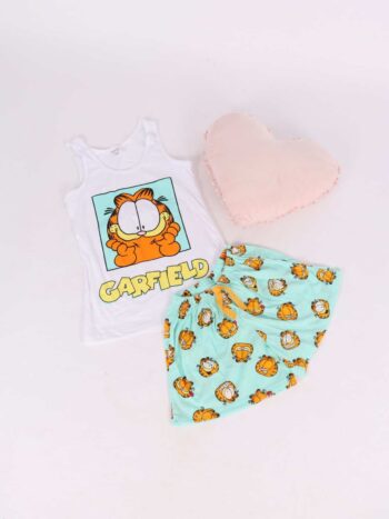 Pijama dama cu print colorat