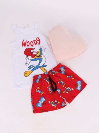 Pijama dama cu print colorat