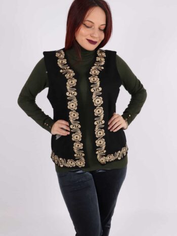Vesta dama traditionala cu broderie