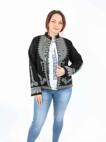 Sacou traditional dama cu broderie