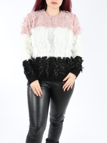 Pulover dama cu franjuri