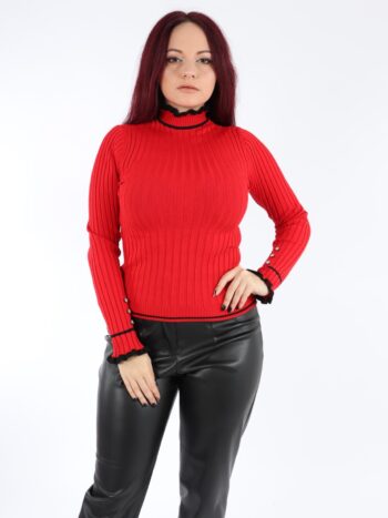 Pulover dama elegant cu dungi