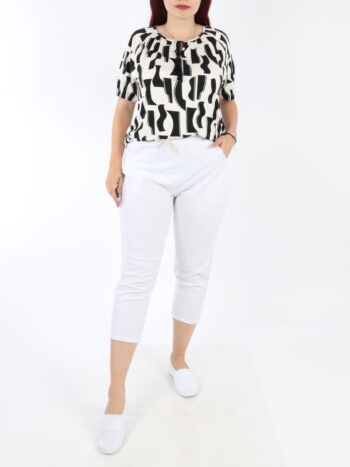 Pantaloni dama foarte comozi cu siret si buzunare.