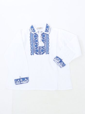 Camasa traditionala de baieti din panza de bumbac 100%.