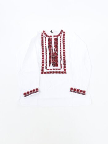 Camasa traditionala barbati S-3XL cu broderie colorata.