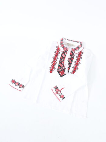 Camasa traditionala de baieti din panza de bumbac 100%.