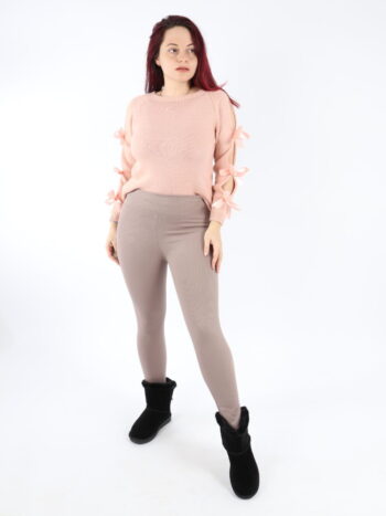 Colanti dama vatuiti stil raiat cu elastic in talie.