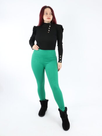 Colanti dama vatuiti stil raiat cu elastic in talie.