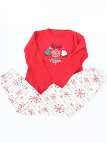 Pijama vatuita de dama cu tematica de Craciun.