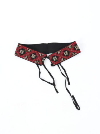 Brau traditional barbatesc cu broderie colorata