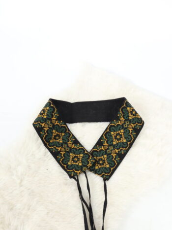 Brau traditional unisex cu broderie colorata