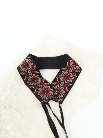 Brau traditional unisex cu broderie colorata