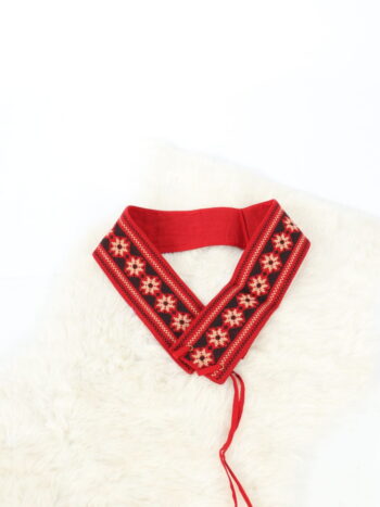 Brau traditional unisex cu broderie colorata