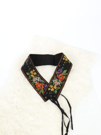 Brau traditional unisex cu broderie colorata