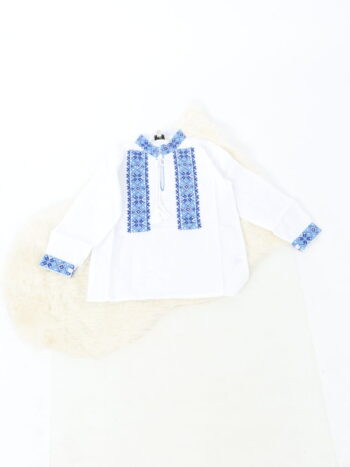 Camasa traditionala de baieti din panza de bumbac 100%.