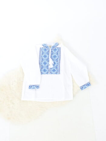 Camasa traditionala de baieti din panza de bumbac 100%.