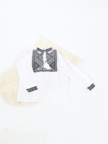 Camasa traditionala de baieti din panza de bumbac 100%.