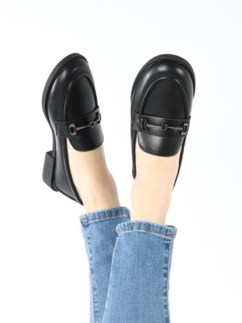 Pantofi dama office din piele ecologica.