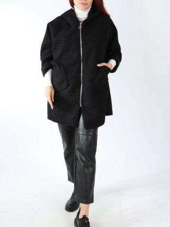 Palton de dama cu gluga