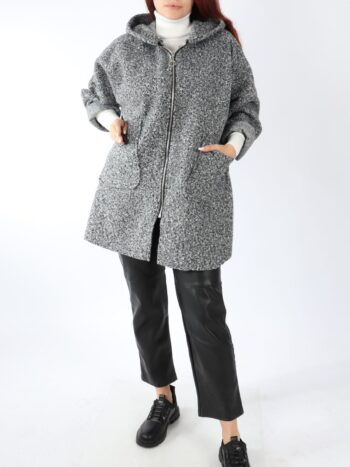 Palton de dama cu gluga